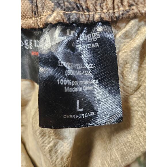 Frogg Toggs Mens Camoflauge Hunting Outdoor Realtree Extra Pants SZ L - Picture 5 of 11